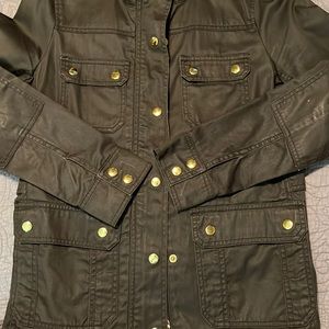 J Crew Olive Drab Relaxed Boyfriend Field Jacket. XS